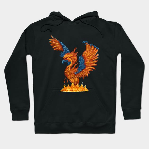 phoenix artwork Hoodie by Snapdragon